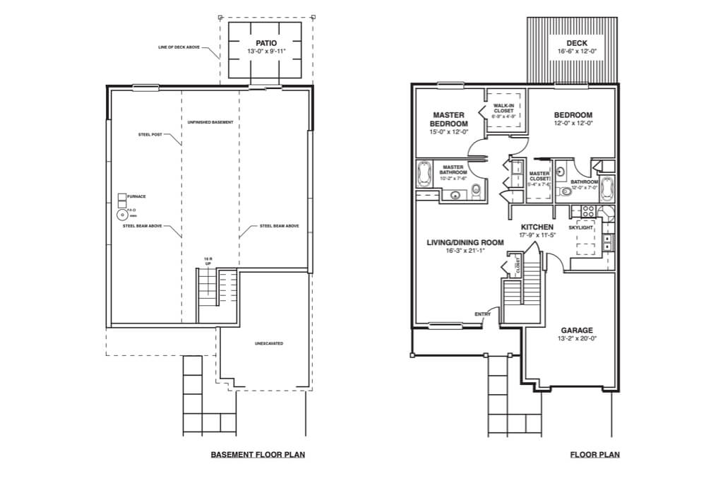 Cottage A floor plan