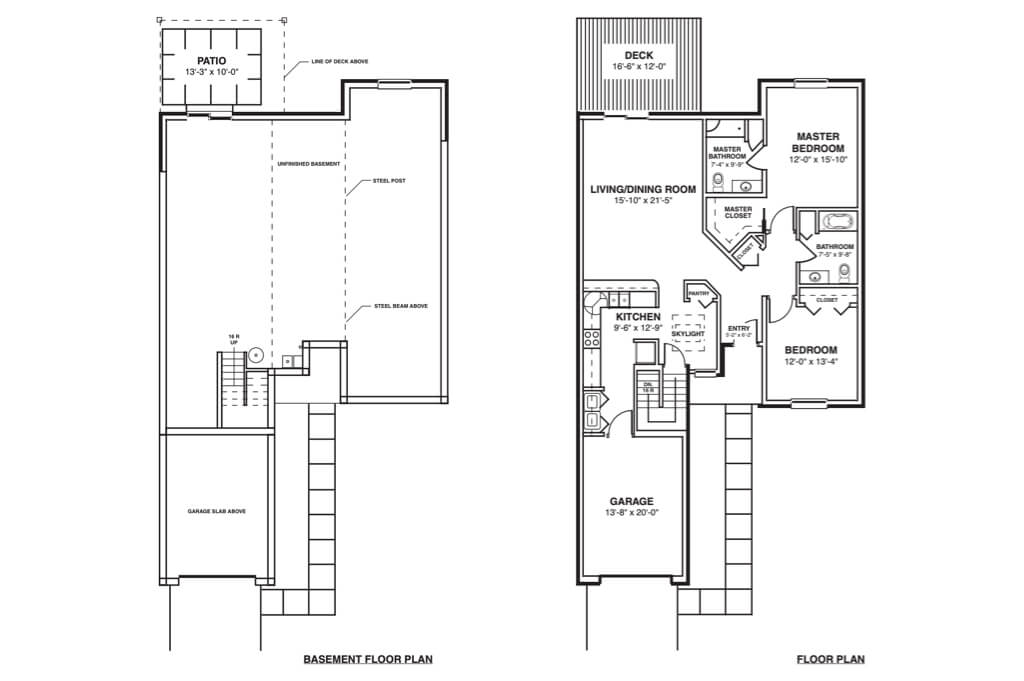 Cottage B floor plan